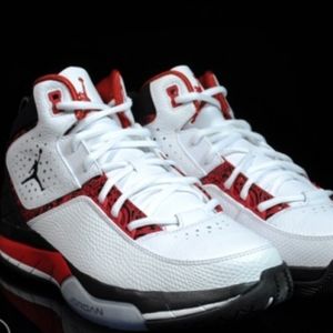 Jordan 'all day'  varsity red/black size 10